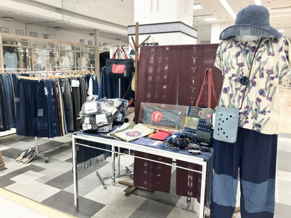 カスリラ」備後絣 期間限定ショップ | 1F関門ステージ | 大丸下関店公式 SHOP BLOG